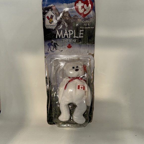 Genuine Beanie Babies Maple the Bear McDonalds ty - Picture 3 of 3